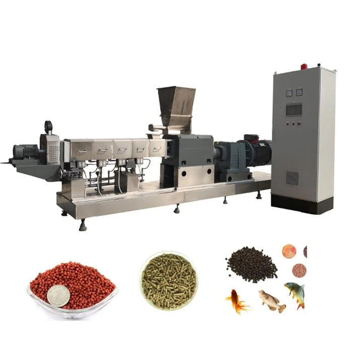 Fish Feed Pellet Extruder Machine Plant